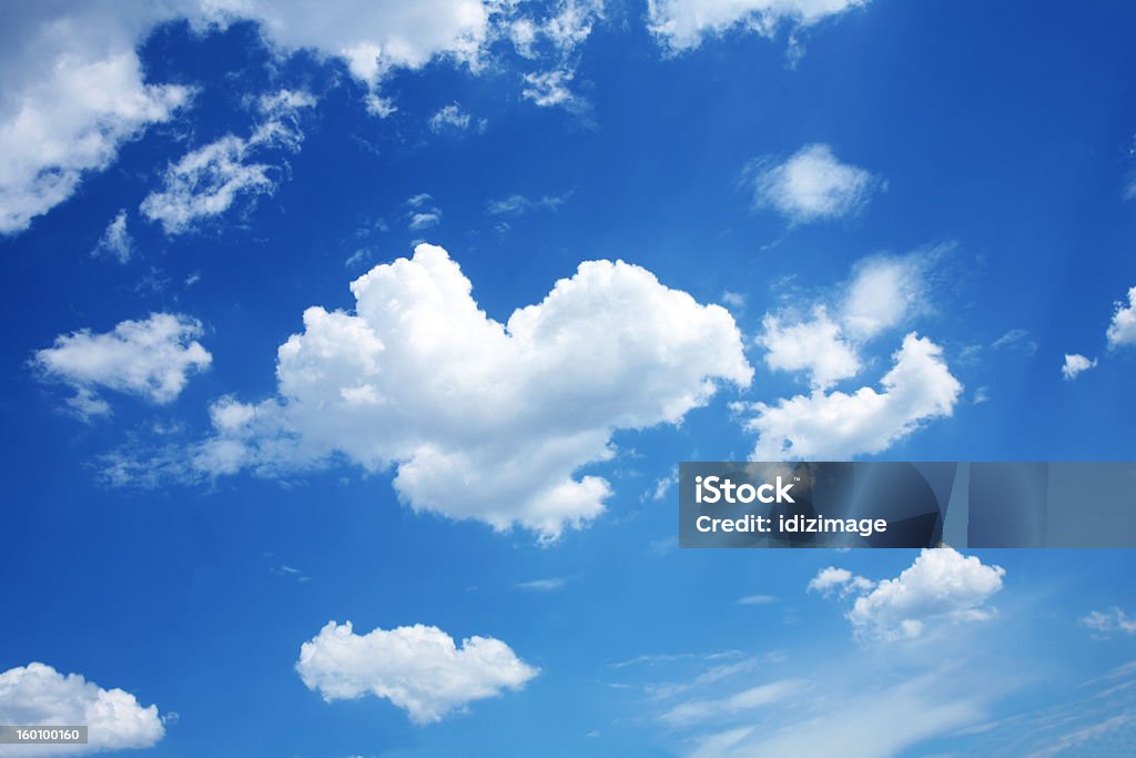 Nuage Blanc Bleu ciel - Photo de Beauté de la nature libre de droits