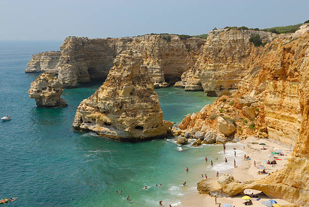 istock Praia da Marinha during the daytime 160100491