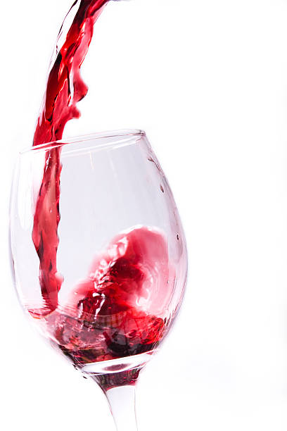 Pouring Wine stock photo