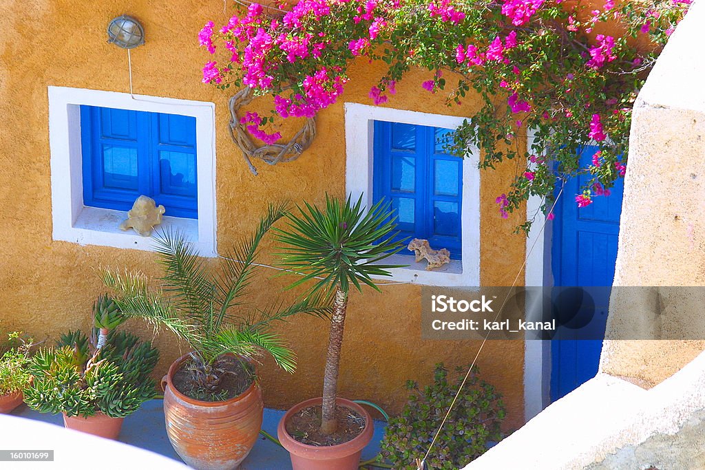 blue ventanas de Grecia - Foto de stock de Azul libre de derechos