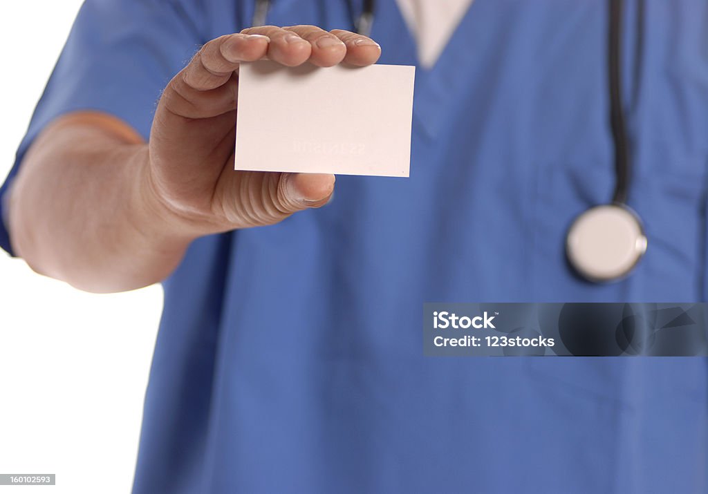 Lekarz prowadzący badanie lub pielęgniarka gospodarstwa karta - Zbiór zdjęć royalty-free (Agent ubezpieczeniowy)