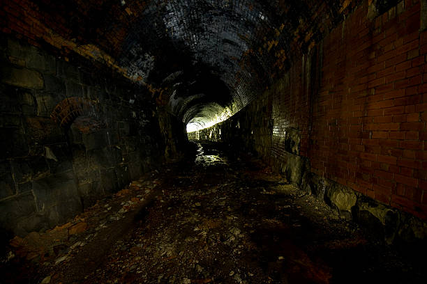 istock Darkness of a Disused Railway Tunnel 160102616