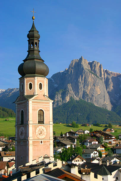 istock Church in a mountain village 160102957