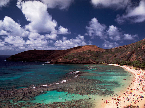 Hanuama Bay Hawaii stock photo