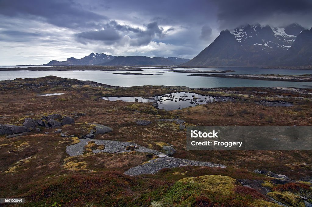 Lofoten - Lizenzfrei Bedeckter Himmel Stock-Foto