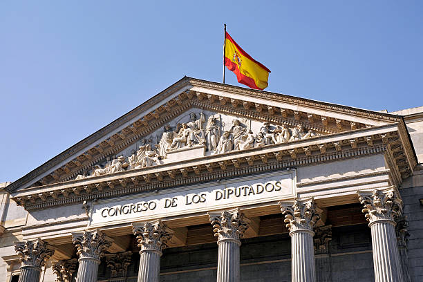 Spanish Parliament stock photo