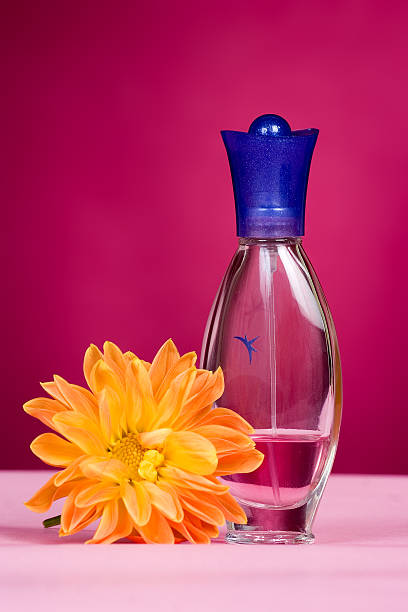 Parfume and Flower stock photo
