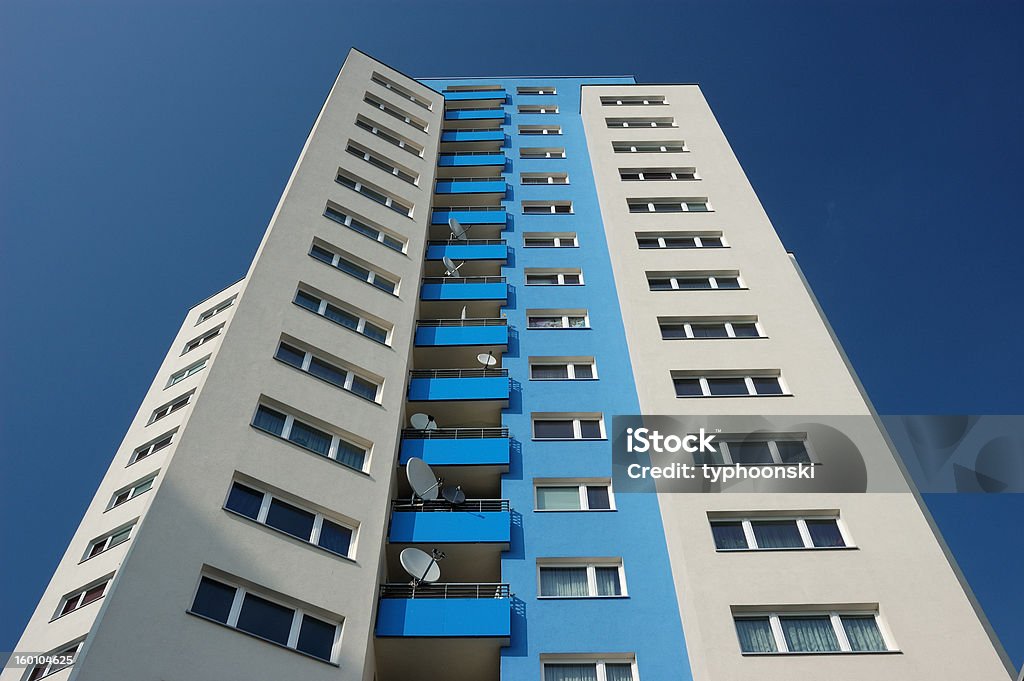 Apartment-Gebäude - Lizenzfrei Abstrakt Stock-Foto