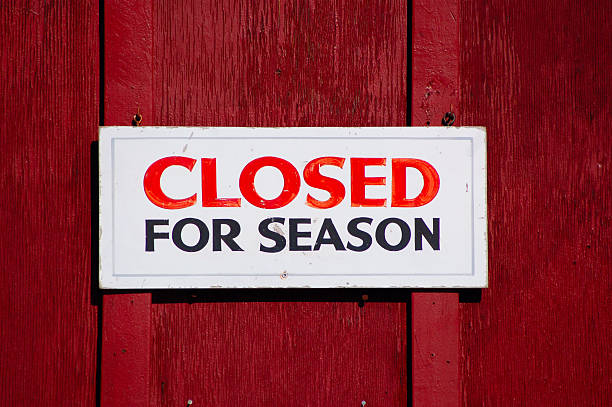 istock Closed for the Season 160105747