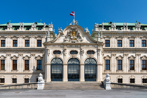 August 8, 2023: Vienna, Austria  - The Naturhistorisches building in Vienna. Photo taken during a warm summer day.