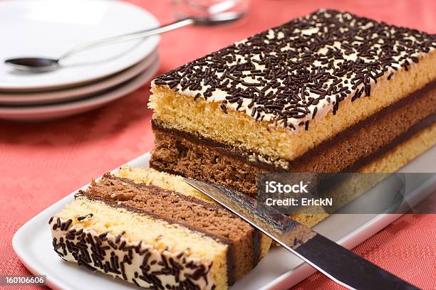 Italian Sponge Cake Stock Photo - Download Image Now - Baked, Baked Pastry Item, Cake