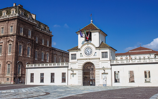 Venaria Reale, Piedmont, Italy - June 15, 2023: The Palace of Venaria