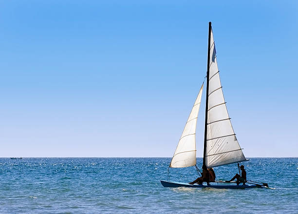 Sailing Out to Sea stock photo