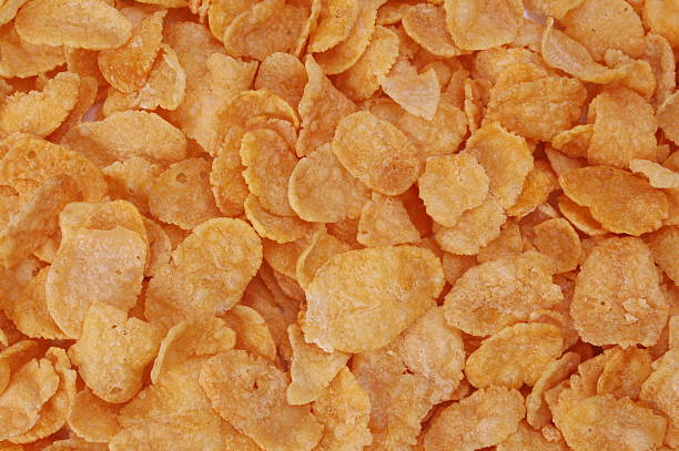 Corn Flakes Background stock photo