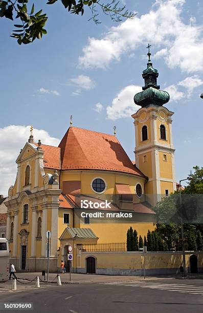 Carmelite Church In Gyor Stock Photo - Download Image Now - Baroque Style, Church, Downtown District