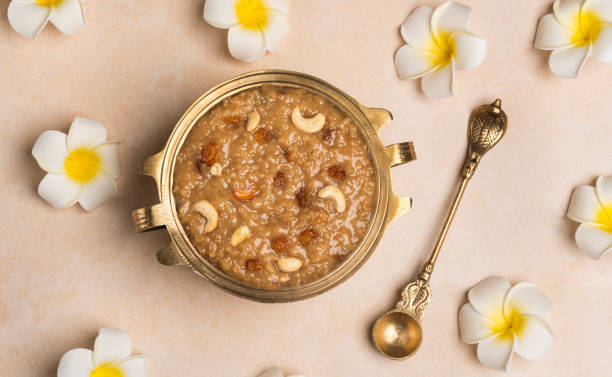 istock Flay lay image of Payasam 1601096933