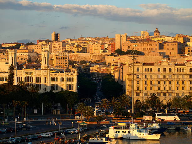 cagliari - pleasance foto e immagini stock