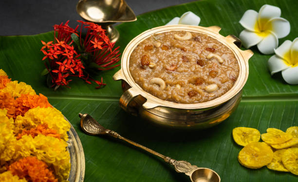 istock Kerala temple payasam in traditional uruli bowl 1601099705