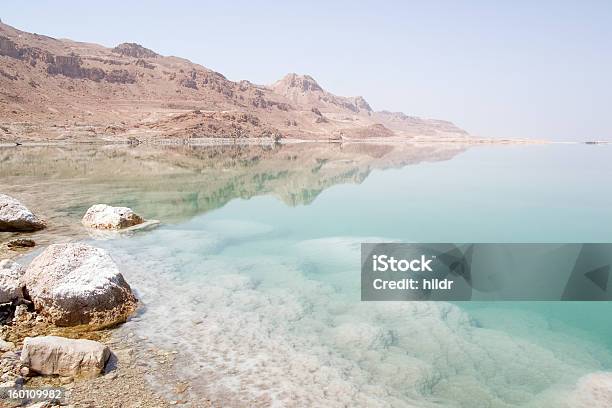 The Dead Sea Which Is Located In Israel Stock Photo - Download Image Now - Coastline, Dead Sea, Hill