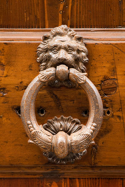 istock beautiful ancient door locks and doorhandle 160111091