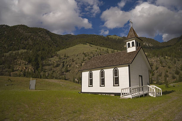 istock old church in the mountains 160111200