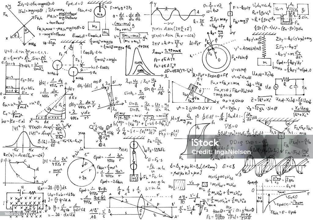 Física - Foto de stock de Fórmula matemática libre de derechos