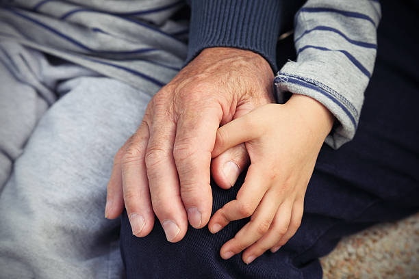 istock child and grandfather 160111500