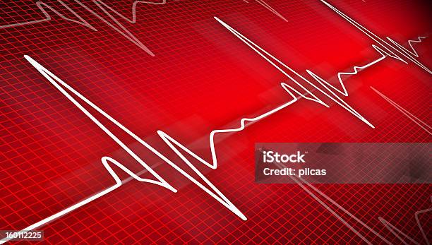 Cardiogram - Fotografie stock e altre immagini di Analizzare - Analizzare, Composizione orizzontale, Curvo