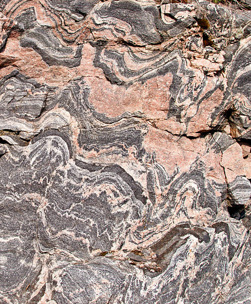 fascia gneiss rock-fantasia/sfondo - gneiss foto e immagini stock