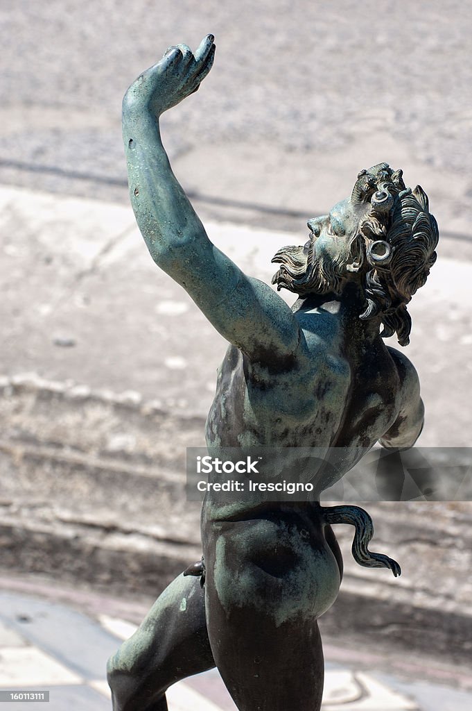 Fauno-Pompei - Foto stock royalty-free di Antico - Condizione