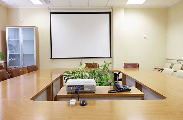 istock Business meeting room in office 160113521
