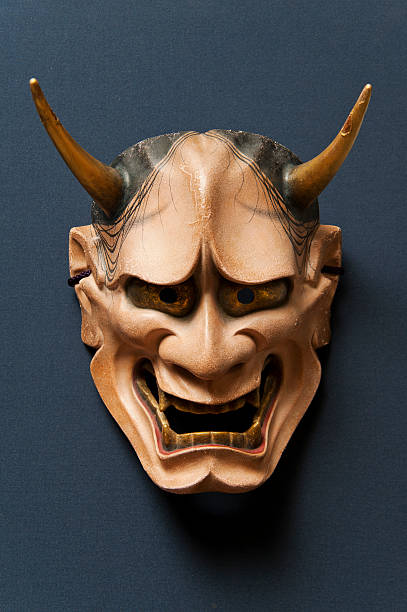 istock Japanese Traditional Face Mask,Nohmask Hannya 160114295