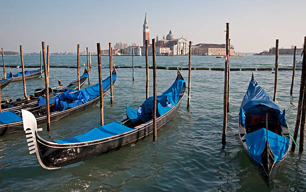 istock Venice - San Giorgio di Maggiore church and gondolas 160114519