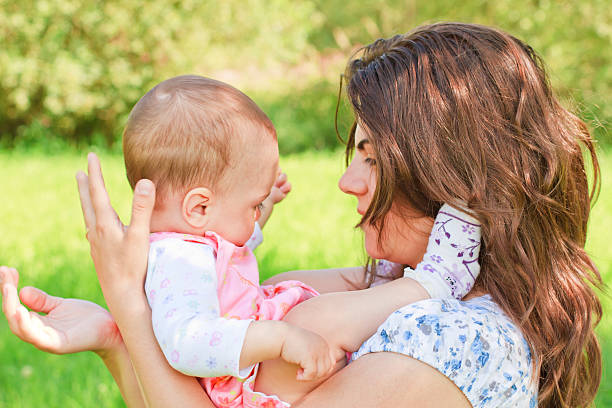istock Happy mother with her child 160114797