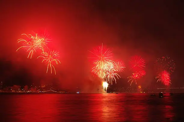 Fireworks Show in Astanbul
