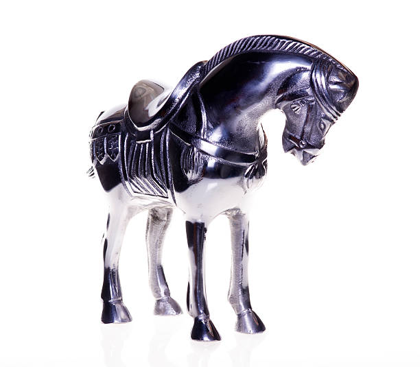 istock metal horse statue 160116058