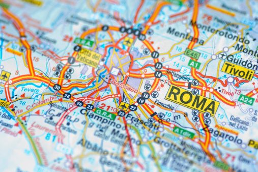 Rome map .