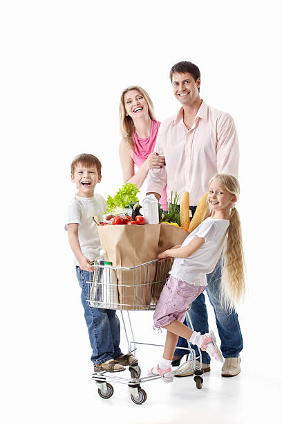 istock Family shopping 160116423