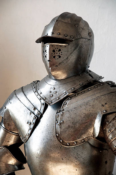 Knight's armor stock photo
