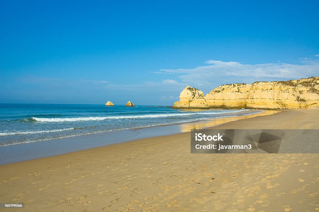 Spiaggia in algarve, Portogallo - Foto stock royalty-free di Acqua