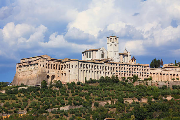 istock saint francis abbey in Assisi, Italy 160120069