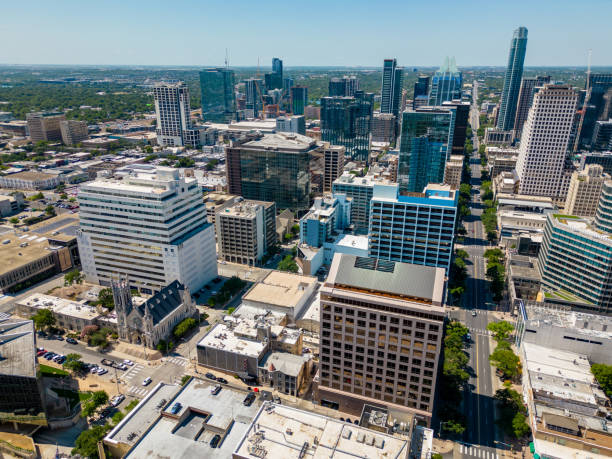 istock Highrise towers of Downtown austin Texas 1601203371