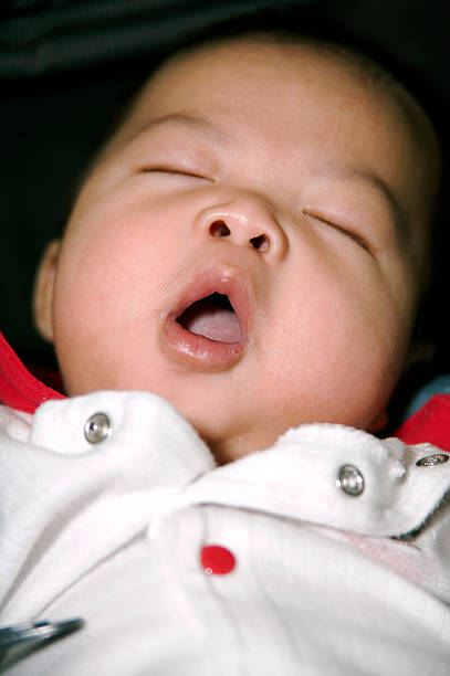Yawning Baby Boy
