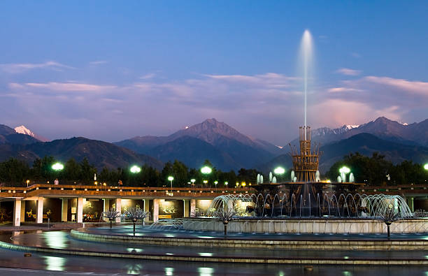 istock Fountain in National Park of Almaty 160120666