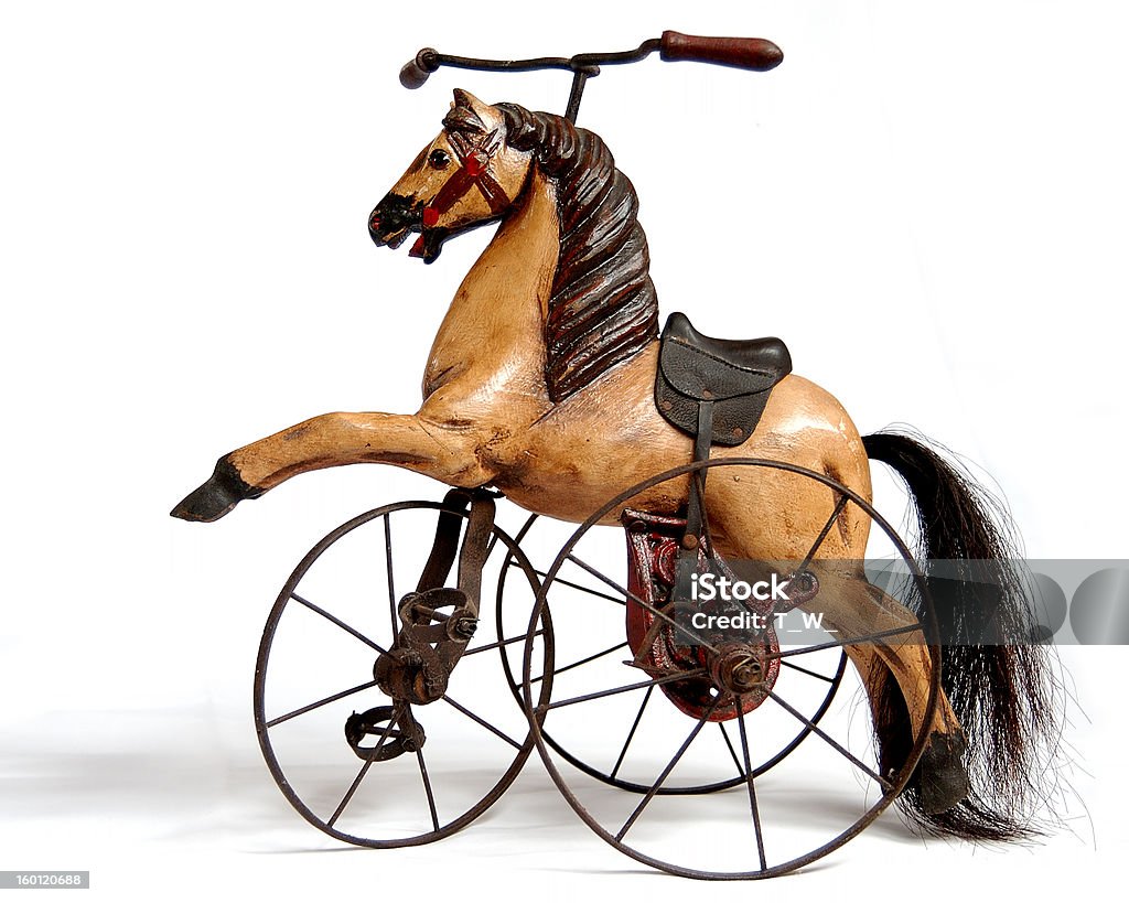 Cavallo giocattolo - Foto stock royalty-free di Cavallo di legno