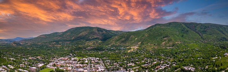 Panoramic prints of Aspen Colorado Summer 2023