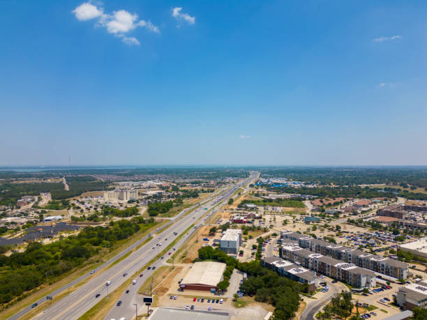 istock Aerial photo iInterstate 35 Denton Texas 1601215197