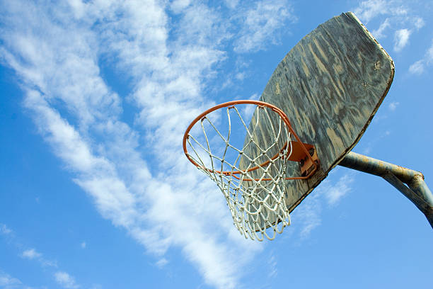 istock Old Wooden Basketball Goal 160122415