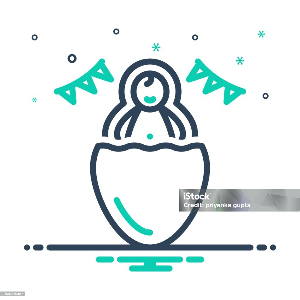 Birth Origin Vector Birth Genesis Stock Illustration - Download Image Now - Beginnings ...