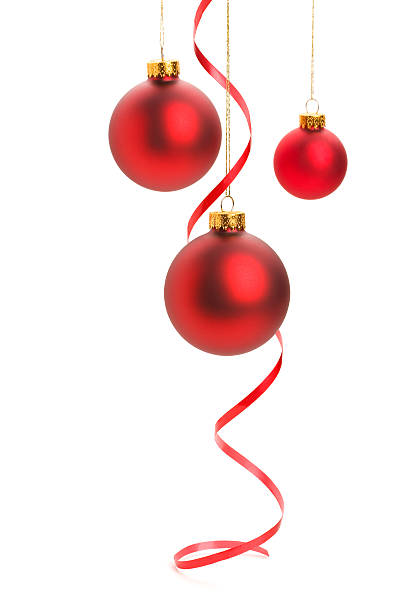 istock Christmas ornament with curly ribbon 160123172